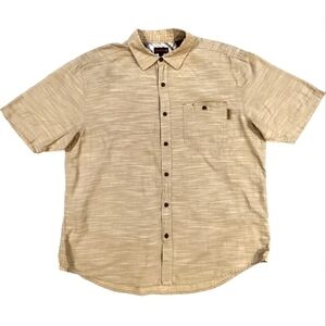 3/$20 𝅺Wolverine Tan Casual Button Down Shirt